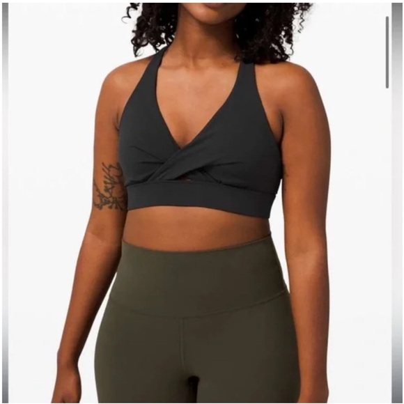Lululemon Black Sweet Awakenings Bra - Picture 1 of 4